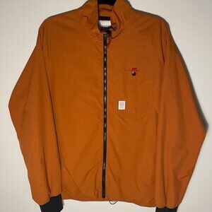 Topo Designs Windbreaker Jacket - Orange/Clay - Size M